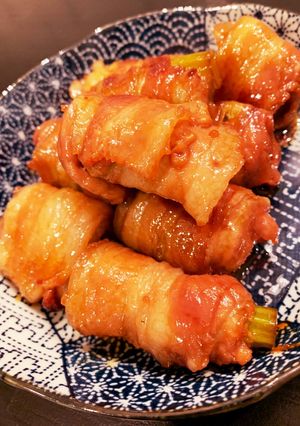 豚バラ ブロッコリーの芯 時短肉巻き♪-レシピのメイン写真