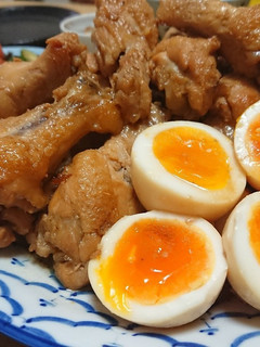 鶏手羽元と卵の甘辛さっぱり煮-レシピのメイン写真