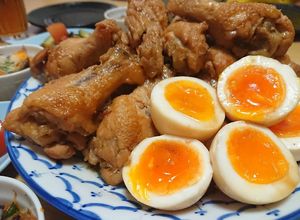 鶏手羽元と卵の甘辛さっぱり煮-レシピのメイン写真