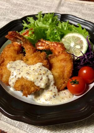 背開き海老フライ◆タルタルソースをかけて-レシピのメイン写真