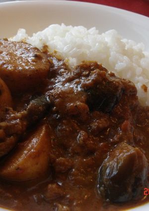 ルー無し!新じゃがとナスのコクうまカレー-レシピのメイン写真