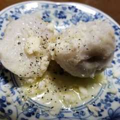 รูปของ 蒸かし里芋のハチミツバター
