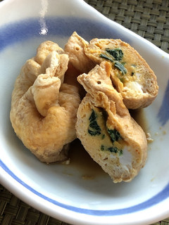 ふっくら卵とほうれん草の袋煮-レシピのメイン写真