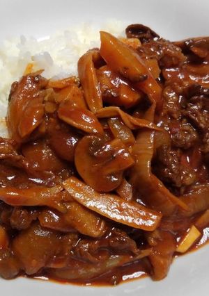 きのこたっぷり♡本格ヘルシーハヤシライス-レシピのメイン写真