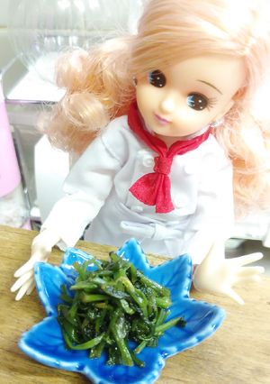 リカちゃん♡せりの甘辛煮ꕤ*.ﾟ-レシピのメイン写真