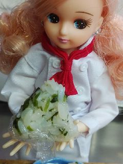 リカちゃん♡せりの混ぜごはんでおにぎりꕤ-レシピのメイン写真