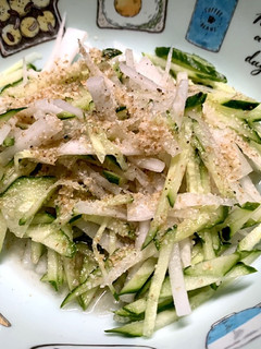 大根ときゅうりの梅しそごまサラダ*-レシピのメイン写真