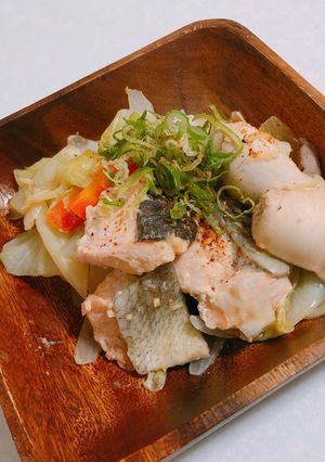 甘口味噌のちゃんちゃん焼き-レシピのメイン写真