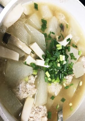豚肉団子と冬瓜スープ-レシピのメイン写真