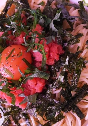 誰でも簡単おいしい明太パスタ(⊙ꇴ⊙)-レシピのメイン写真