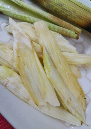素朴なシャキシャキ【焼きまこもたけ】-レシピのメイン写真