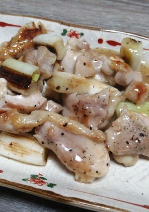 今日のおつまみ3日目。焼き鳥ネギ塩だれ-レシピのメイン写真