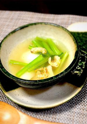 小かぶと干しエビのとろみスープ-レシピのメイン写真