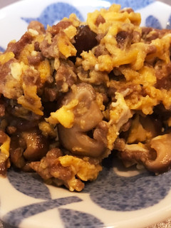 ひき肉&きのこ&卵のそぼろ♪-レシピのメイン写真