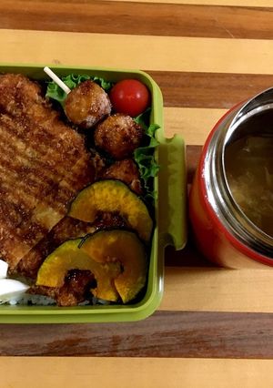 硬式野球部弁当10月14日-レシピのメイン写真