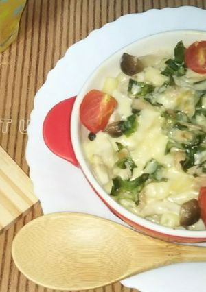 四角豆のグラタン(つなまよあえアレンジ)-レシピのメイン写真