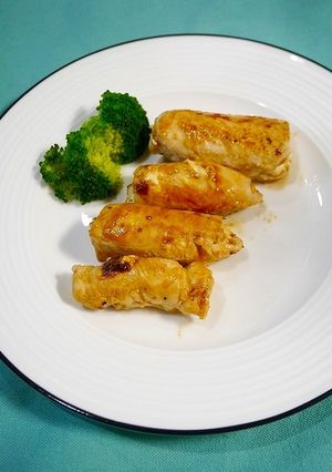 簡単！ささみクリームチーズロール-レシピのメイン写真