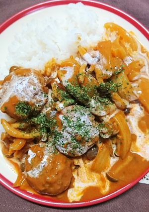 ハヤシライスの２日目はミルキー♪-レシピのメイン写真