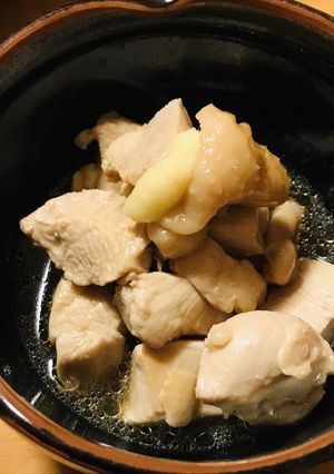 鶏むね肉のあまからしょうが煮-レシピのメイン写真