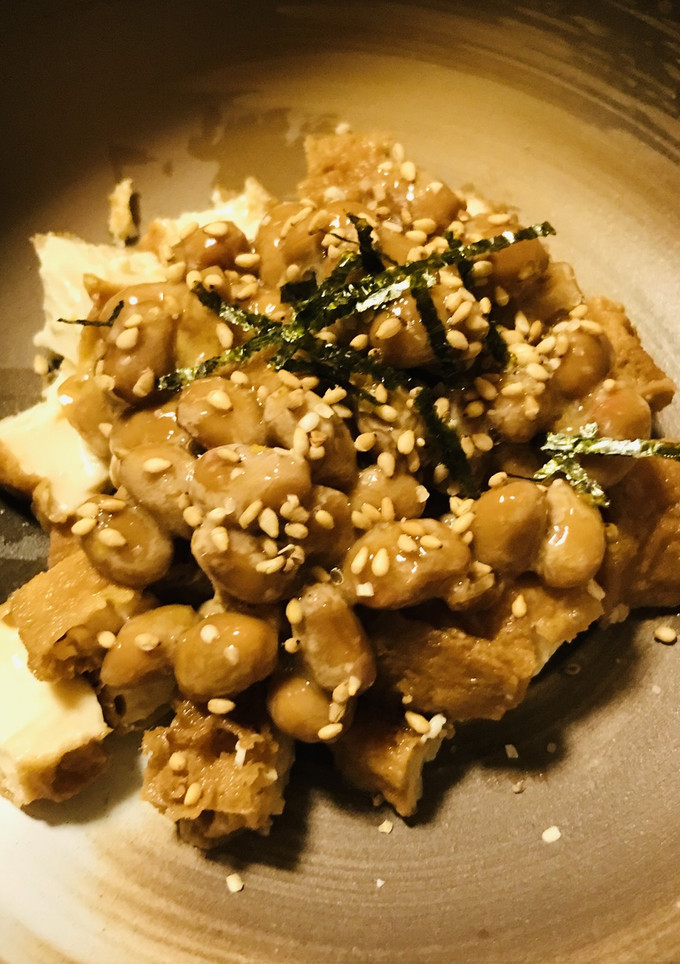 毎日の納豆●厚揚げのあまから煮と-レシピのメイン写真