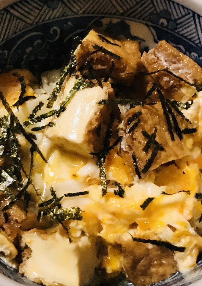 めんつゆ出汁でつくる●厚揚げのきつね丼-レシピのメイン写真