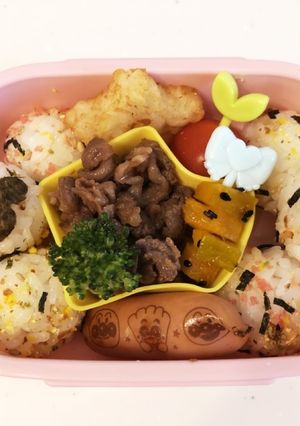 幼稚園年少さん娘のお弁当★17-レシピのメイン写真