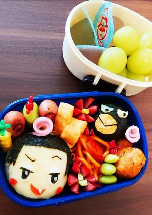チコちゃん＆キョエちゃん弁当✨キャラ弁☆-レシピのメイン写真
