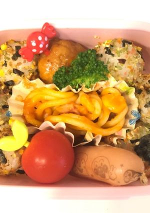 幼稚園年少さん娘のお弁当★18-レシピのメイン写真