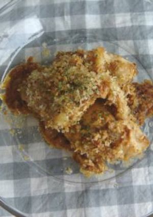 チキンのカレークリームパン粉焼き-レシピのメイン写真