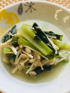 さっと一品!小松菜の煮びたし-レシピのメイン写真