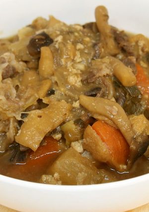 きのこと大根・牛肉の煮物-レシピのメイン写真