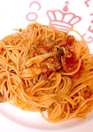 ♡トマトと鯖のパスタ♡-レシピのメイン写真