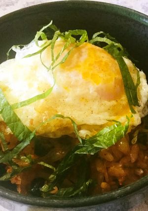 ♪ピリ辛韓国風!簡単混ぜまぜツナキムチ丼-レシピのメイン写真
