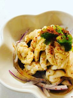 レンジで簡単♬鶏皮ポン酢-レシピのメイン写真