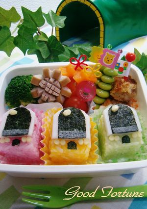キャラ弁☆フレッシュひたち（電車）♪-レシピのメイン写真