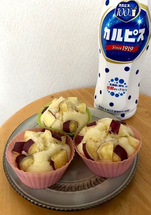 カルピスとHMで☆ふわふわ芋蒸しパン-レシピのメイン写真