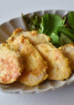 ★ゆるゆる糖質制限★鶏むね肉のピカタ-レシピのメイン写真