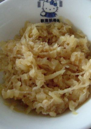 祖母の味 大根と貝柱の炒め煮-レシピのメイン写真