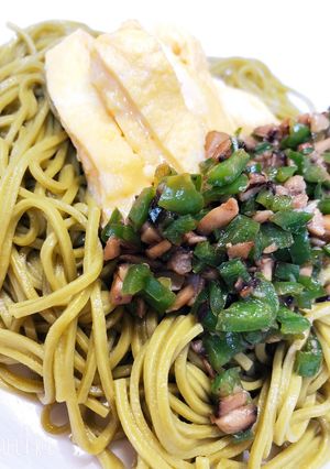 瓦そば(お肉→野菜)-レシピのメイン写真