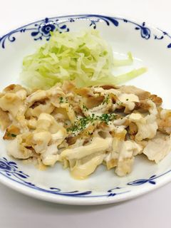 【病院】豚肉マヨしょうゆソース【給食】-レシピのメイン写真