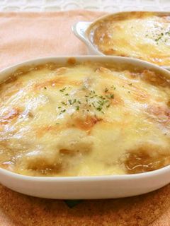 お餅でオニオングラタン-レシピのメイン写真