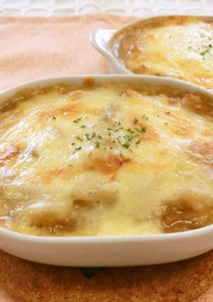 お餅でオニオングラタン-レシピのメイン写真
