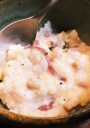失敗べちゃべちゃご飯でチーズリゾット-レシピのメイン写真