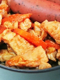 鶏むね肉と人参の和風炒め-レシピのメイン写真