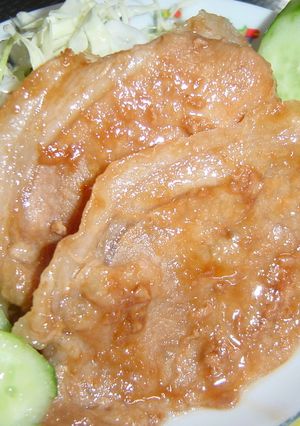 豚薄切り肉の生姜焼き（お弁当にも適）-レシピのメイン写真