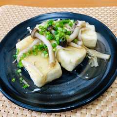 รูปของ きのこのあんかけ豆腐