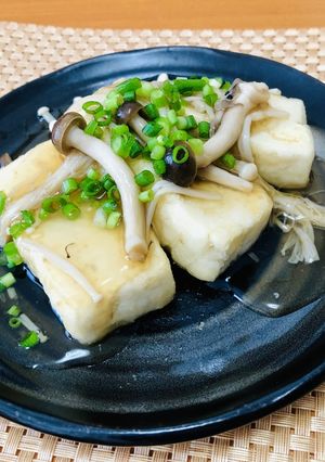 きのこのあんかけ豆腐-レシピのメイン写真