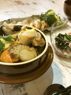 ボイルほたてときのこの炊き込みご飯-レシピのメイン写真