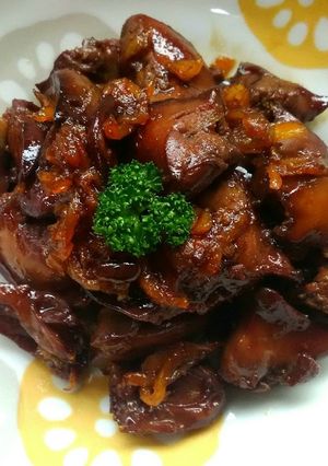 鶏レバーの甘辛煮-レシピのメイン写真