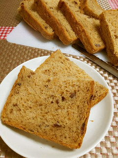 ★HBで美味しいレーズンくるみ黒糖パン♪-レシピのメイン写真